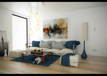 living room render