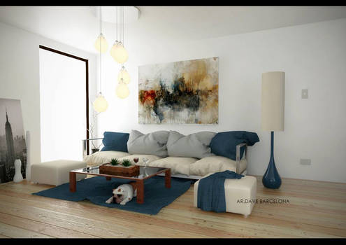 living room render