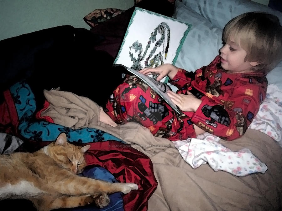 A Boy and His Cat