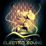 electro sound flyer template