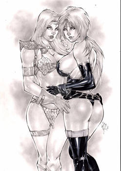 red sonja and red monika