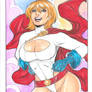 Power Girl Traditional art