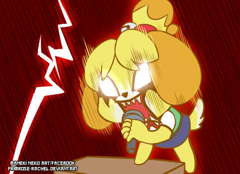 Animal Crossing Isabelle Aggretsuko