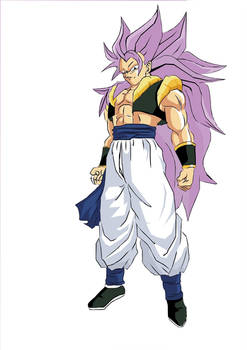 my colo of gotenks ssj3 dbaf