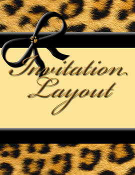 Leopard Print Invitation