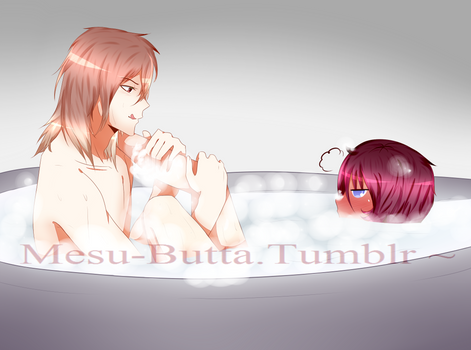 YumaxNozomi  Bath Time! ~