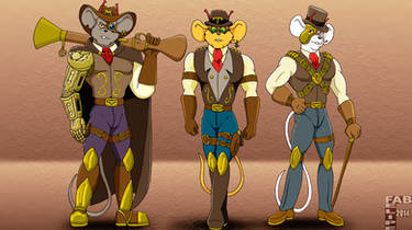 Steampunk Mice FRom Mars