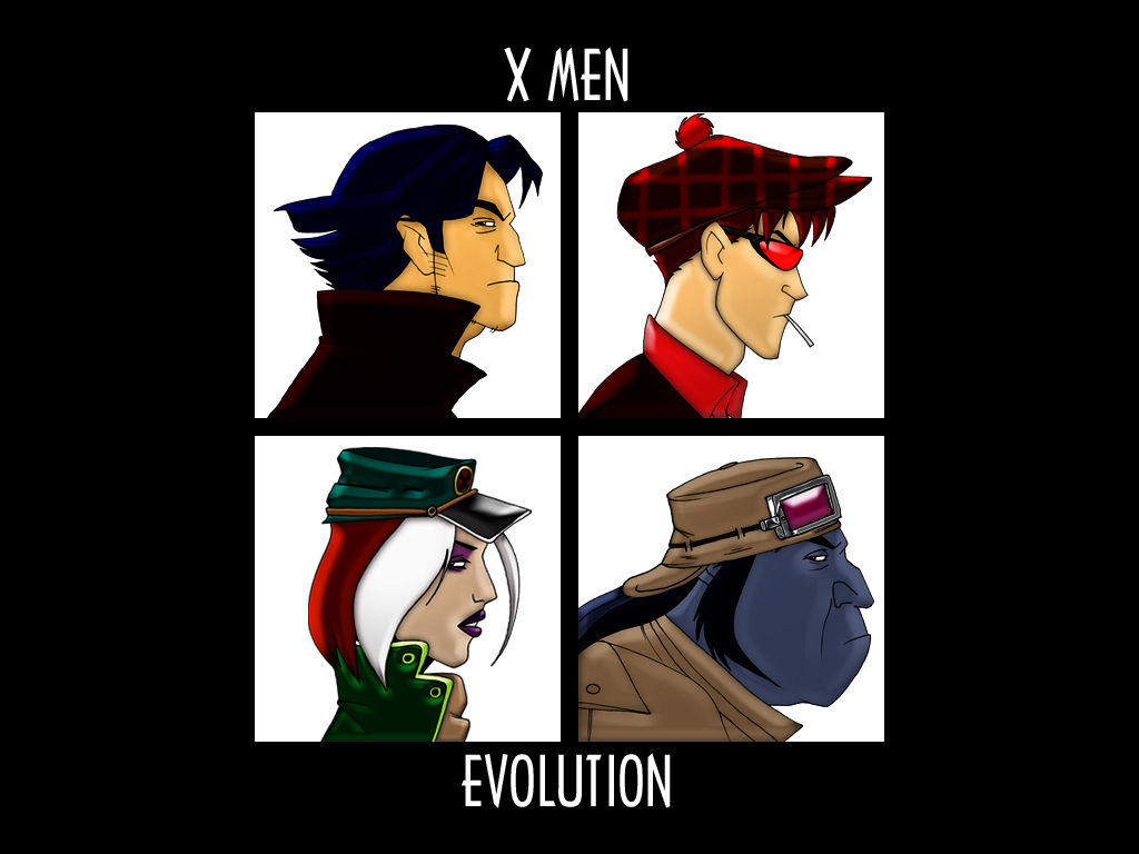 X Men Do Gorillaz