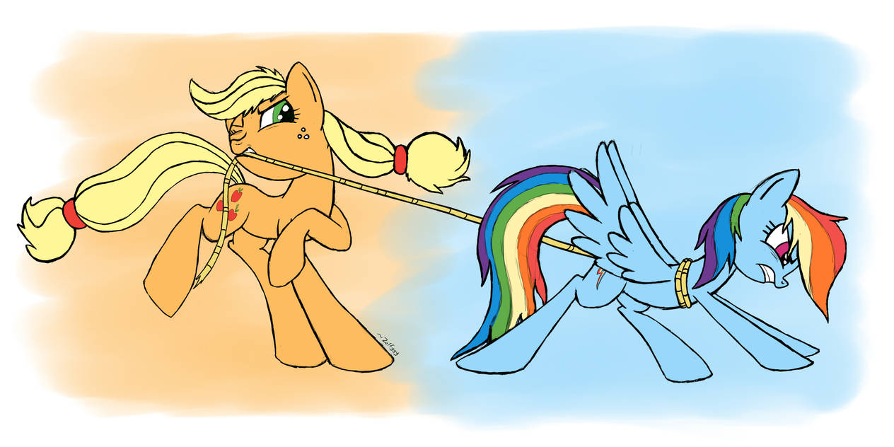Aj Rd Mlp Artist Training Grounds Day 2 - AJ and RD by Zolfyyy on DeviantArt