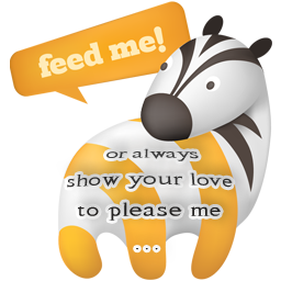 zebra RSS - feed me or love me by Scaloperion