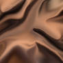 Wrinkled Brown Silk