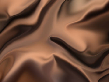 Wrinkled Brown Silk