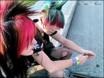 zoukily and heather punk hairs