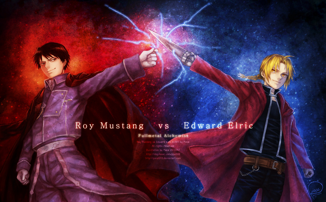 Roy Mustang vs Edward Elric