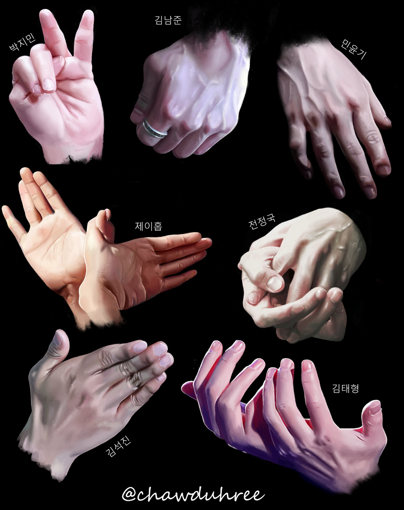 BTS hands