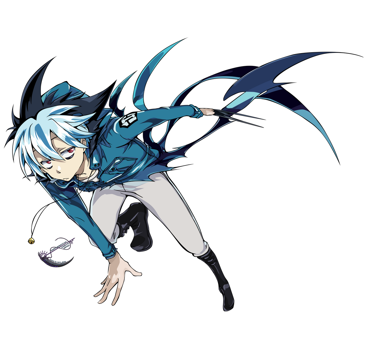 Kuro - SerVamp - Vector by headstro