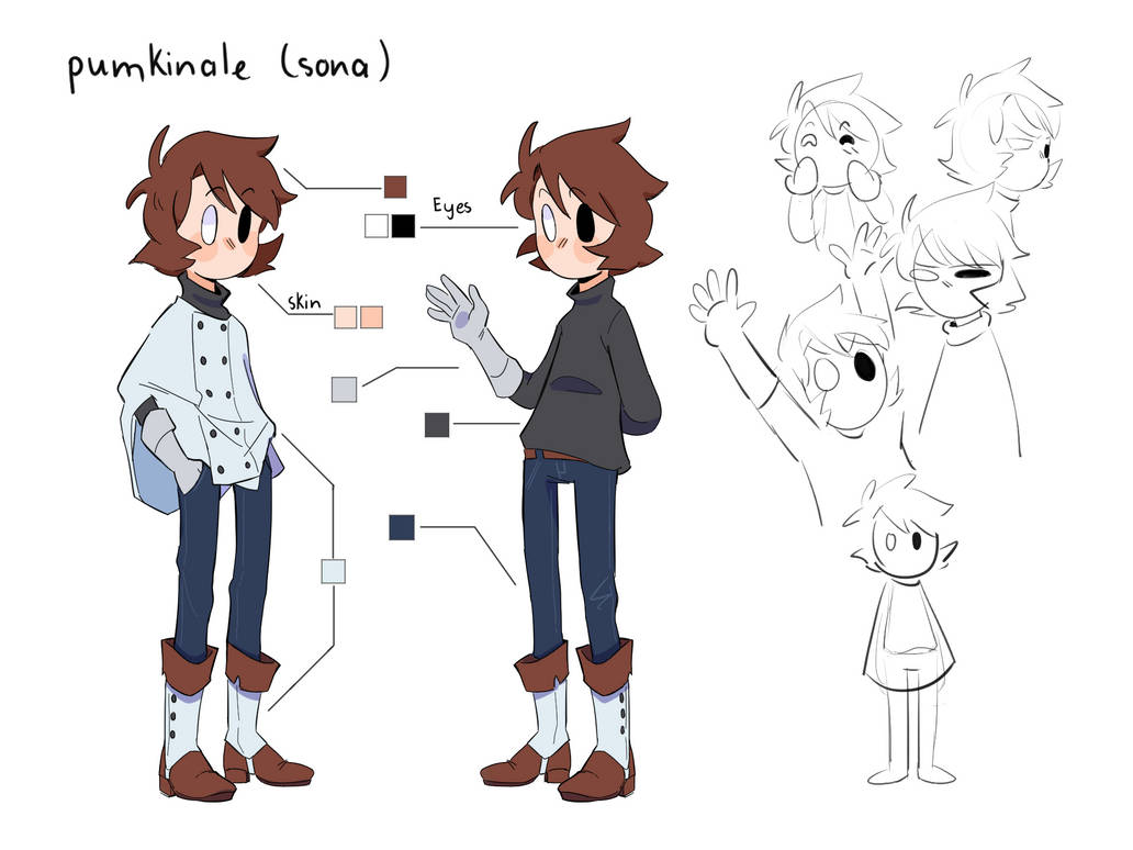 Persona ref sheet by pumkinale on DeviantArt