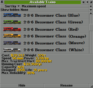 Bessemer Class 2-8-6