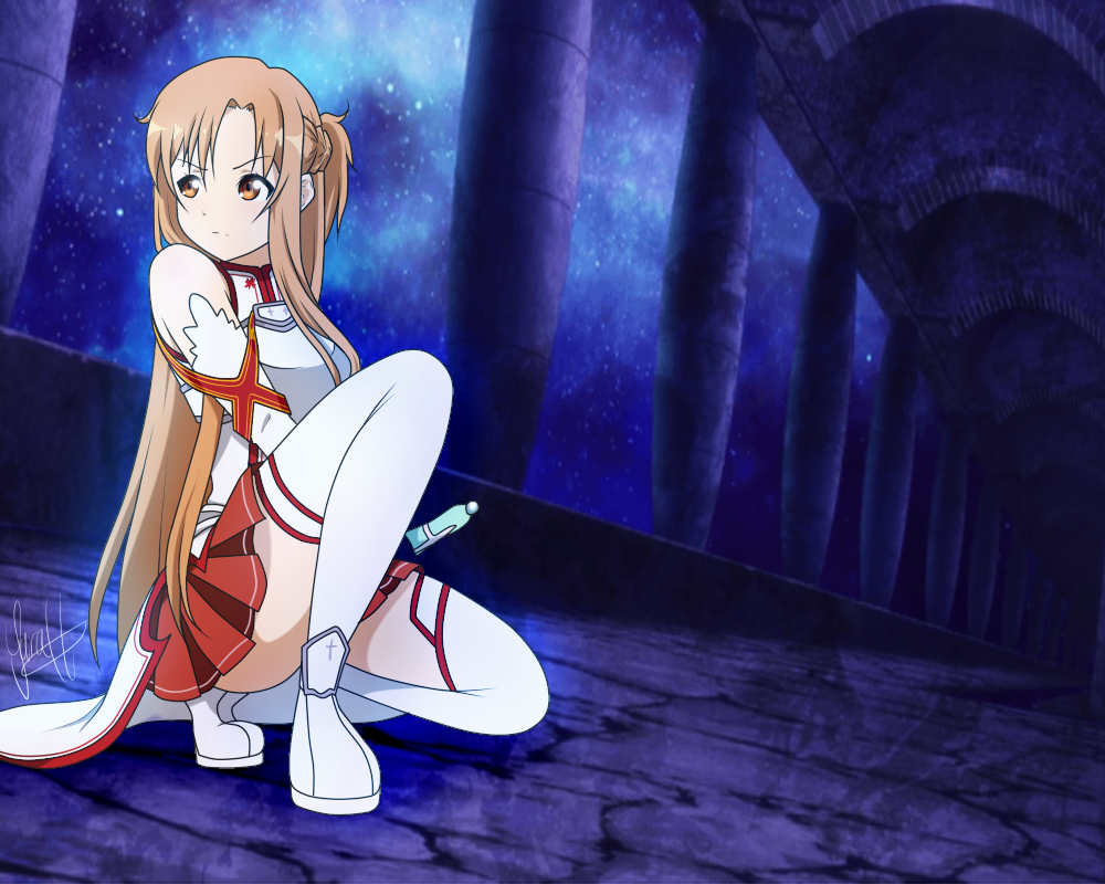 Asuna in the Dungeons