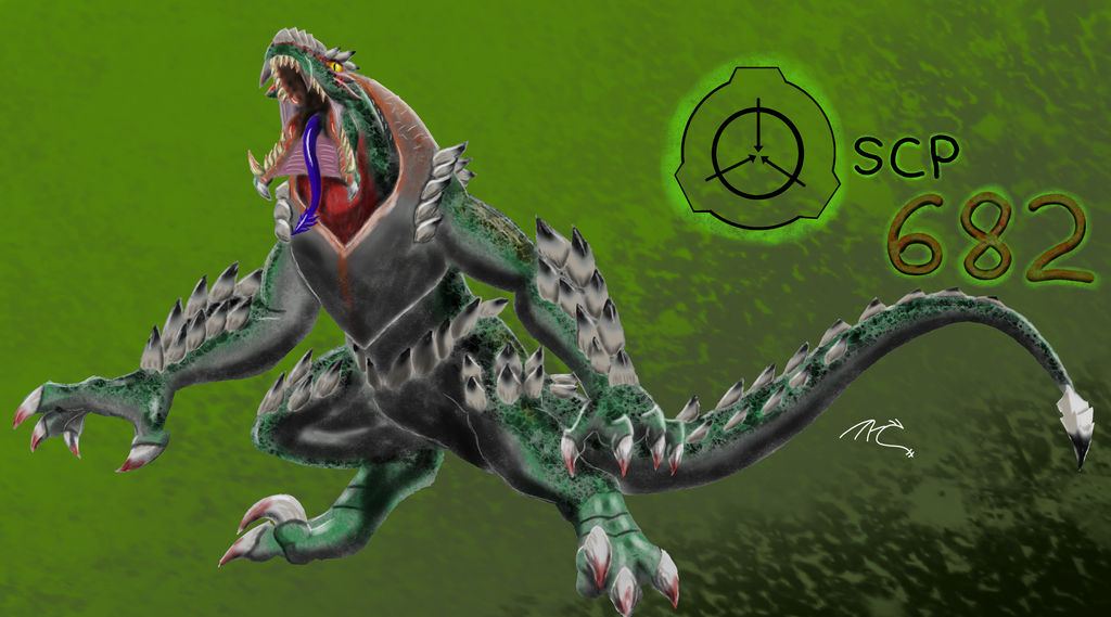 Scp-682 by 2minds1art on DeviantArt