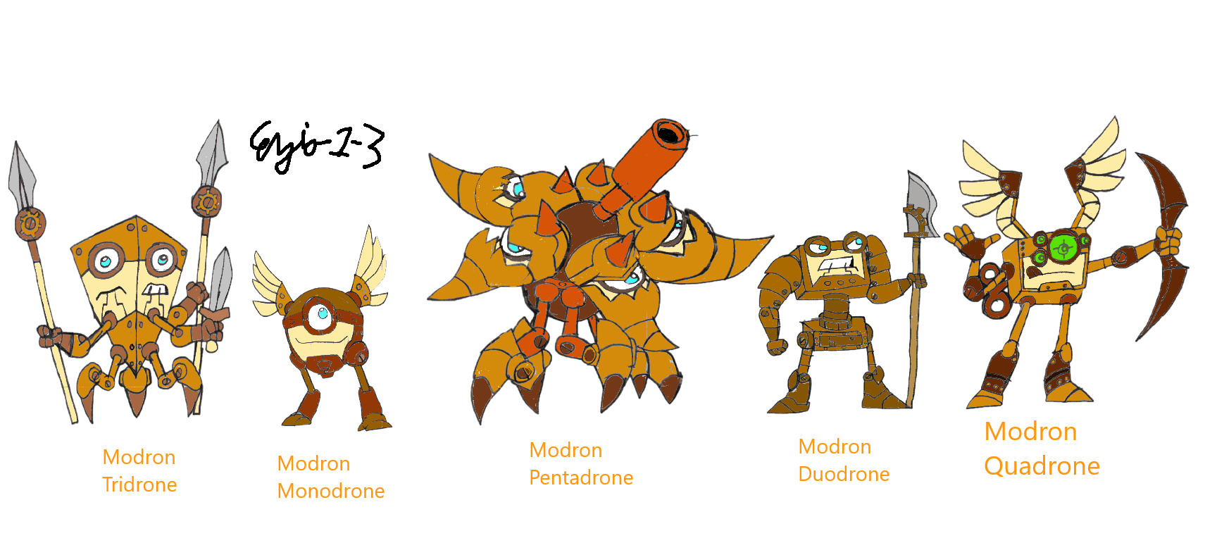 Skylanders NPC Species: The Modrons by Ezio1-3 on DeviantArt