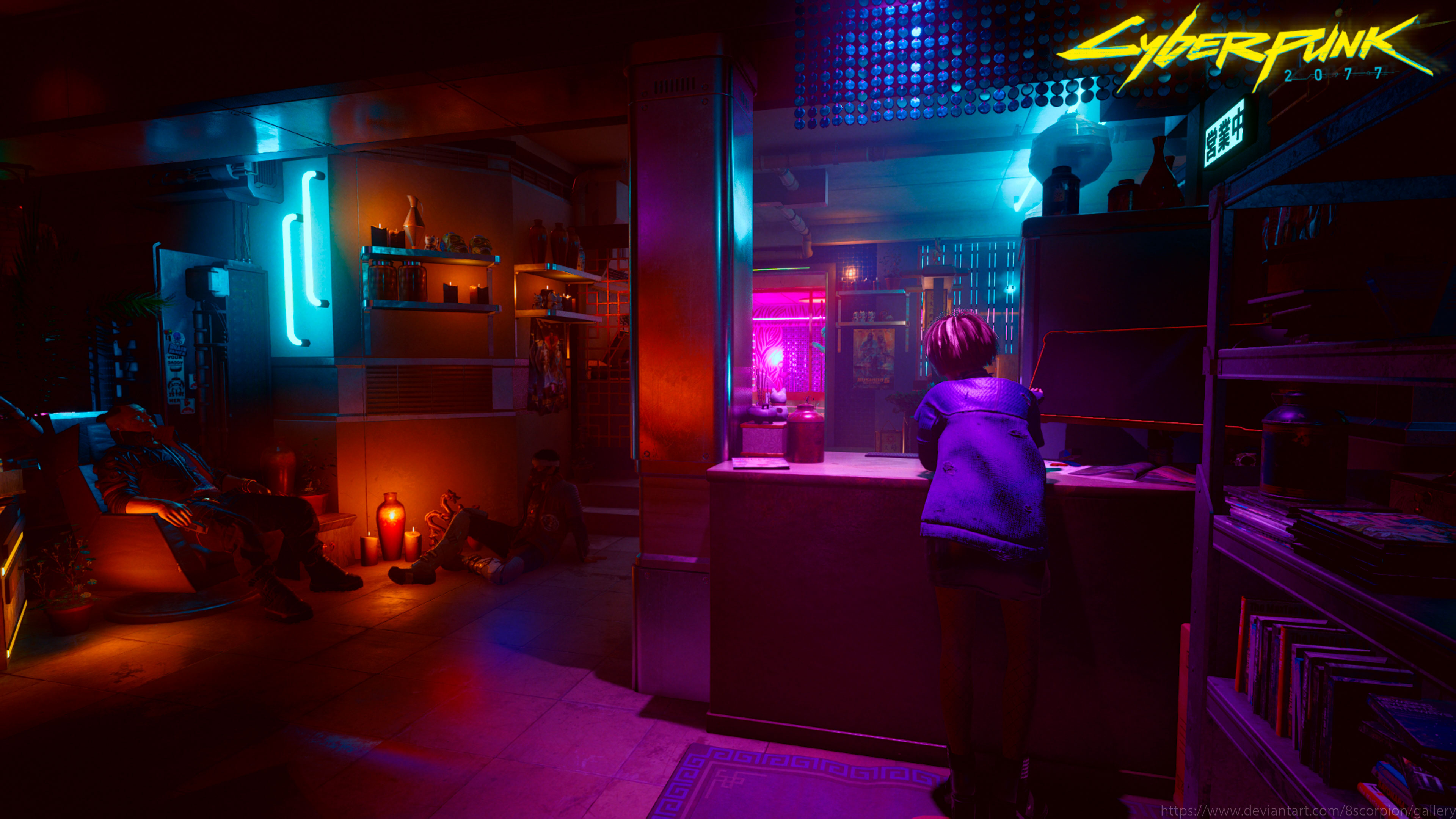 cyberpunk edgerunners wallpaper lights night by 8scorpion on DeviantArt