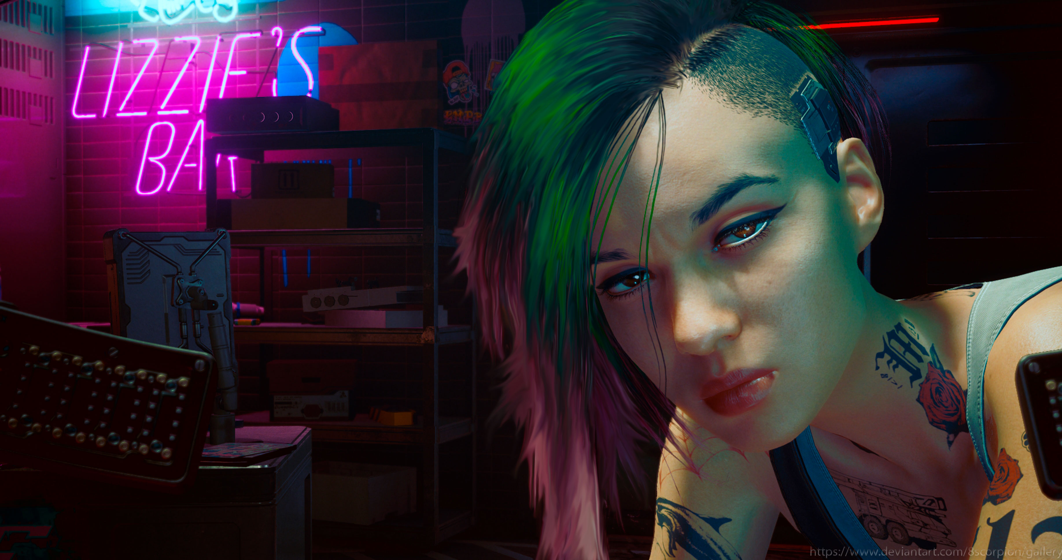 cyberpunk edgerunners wallpaper lights night by 8scorpion on DeviantArt