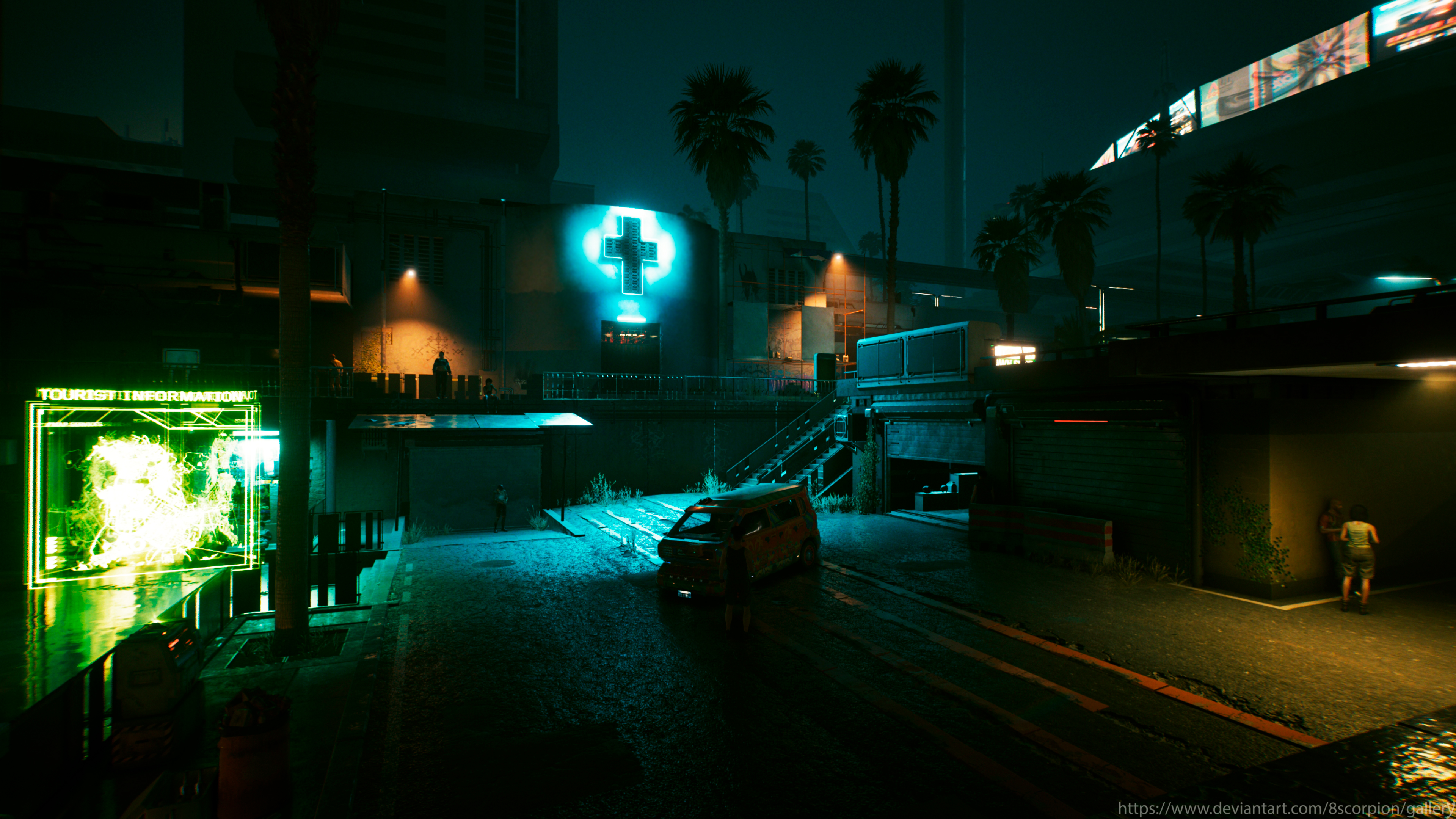 cyberpunk edgerunners wallpaper lights night by 8scorpion on DeviantArt