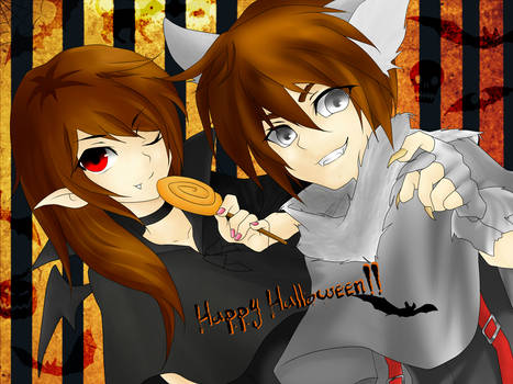 Trick and Treat - Seizaru and Emiko Kokorone