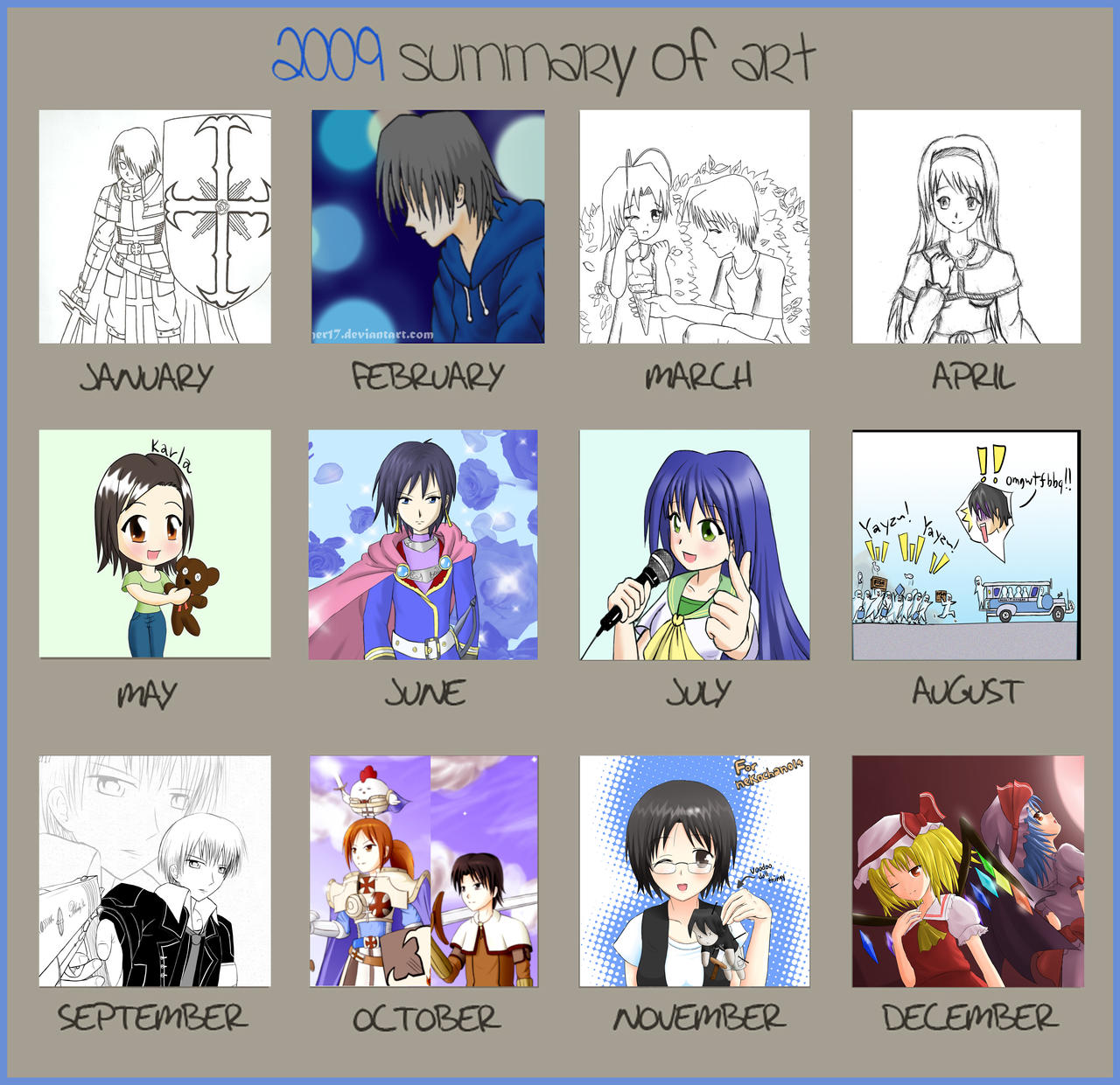 TJ's 2009 Art Summary