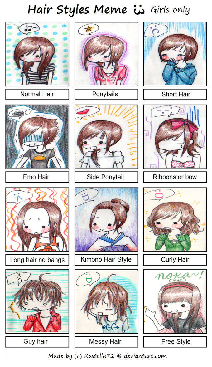 Hair Meme by GehiroYuki01 on DeviantArt