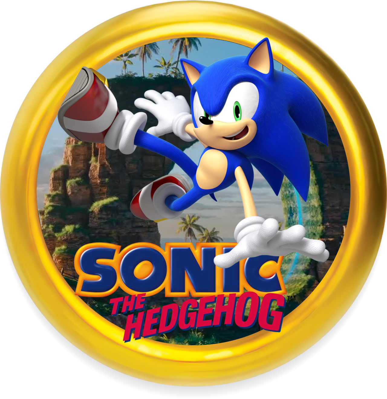 Sonic Ruing Sonic The Hedgehog gold ring logos by zestfulemulation on DeviantArt