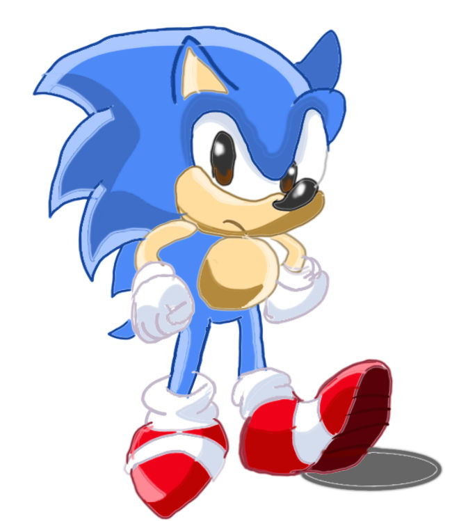 sonic waiting by LJTheHedgehog2 on DeviantArt