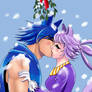 Under the mistletoe