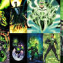 Different suits of Kyle Rayner