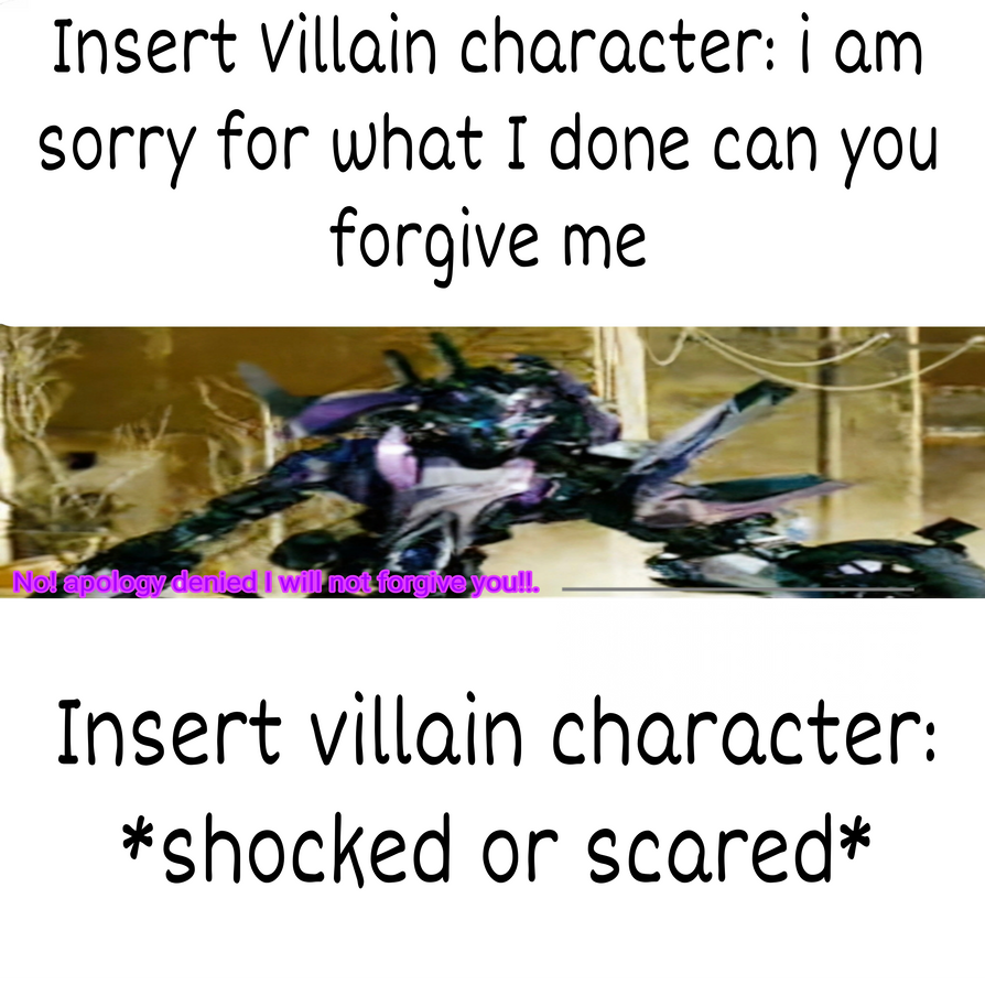 ROTF Elita-1 denied Which Villain's Apology