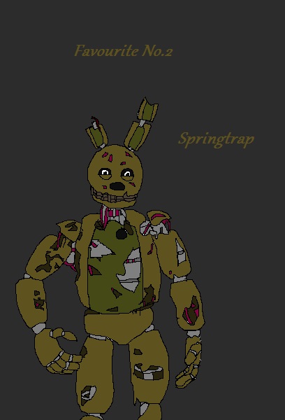 My second favourite: Springtrap by Jamiethehedgehog21 on DeviantArt