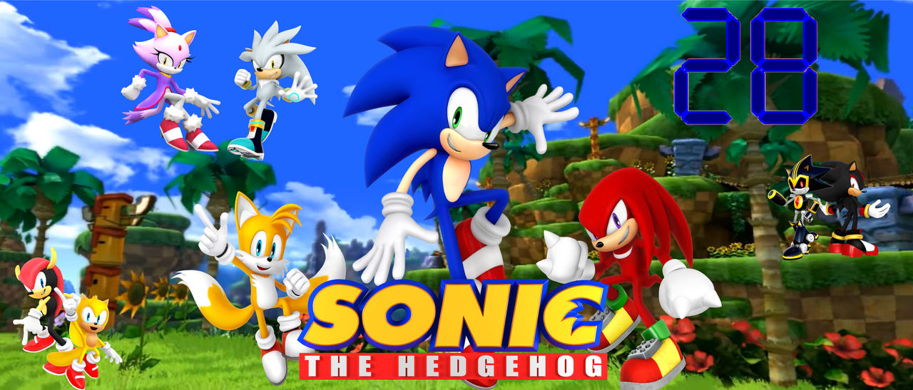 Sonic the hedgehog 28 years Running by Jamiethehedgehog21 on DeviantArt