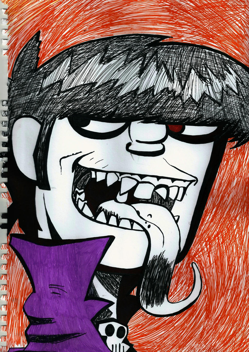 Murdic Pixel Murdoc by lexispurr on DeviantArt