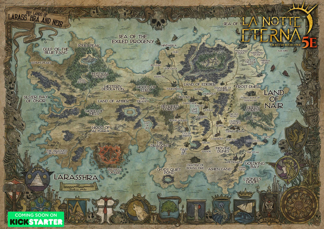 Deviantart La Note La Notte Eterna map by Moreno Paissan art! by MorenoPaissanMap on ...