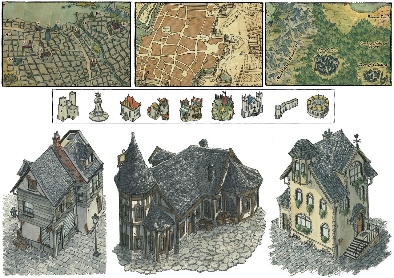 Buildings, cities and Maps... by MorenoPaissanMap on DeviantArt