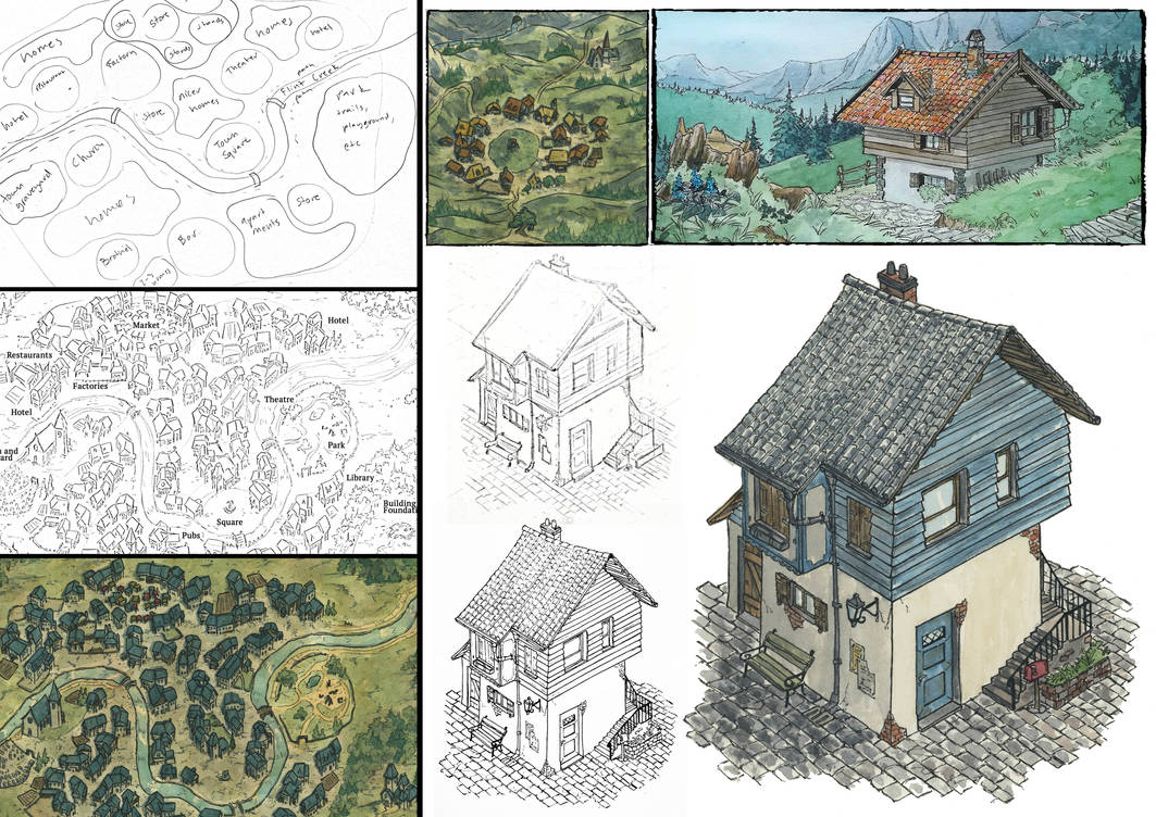 Buildings, Cities and Maps by MorenoPaissanMap on DeviantArt