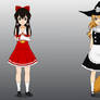 Reimu and Marisa ~ Kisekae Style?!