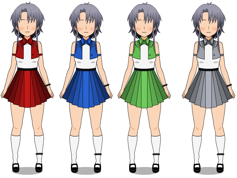 Kisekae Gradient Dresses