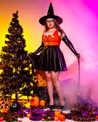 Ashley Merwin Halloween Witch