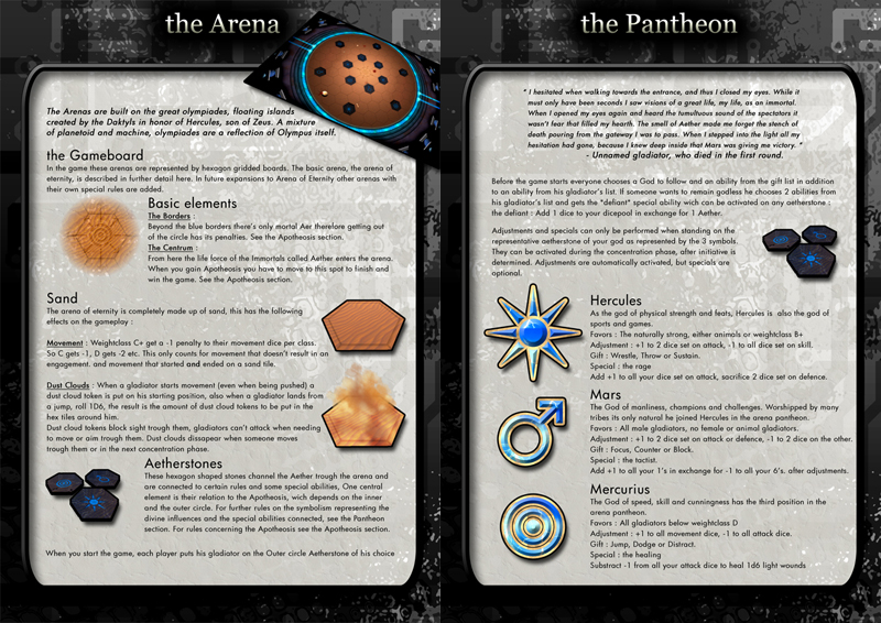 AoE page layouts