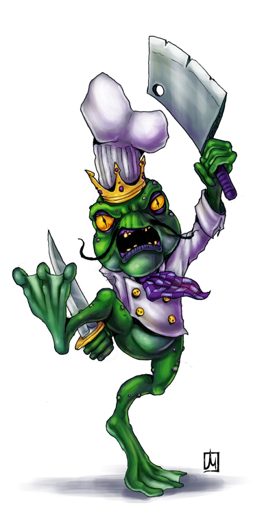 Frogman cook