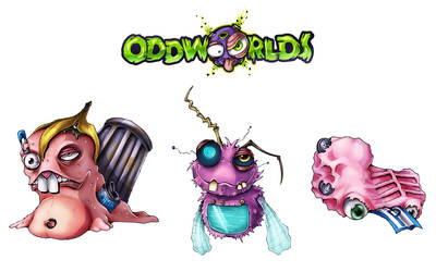 Oddworlds garbage-creatures