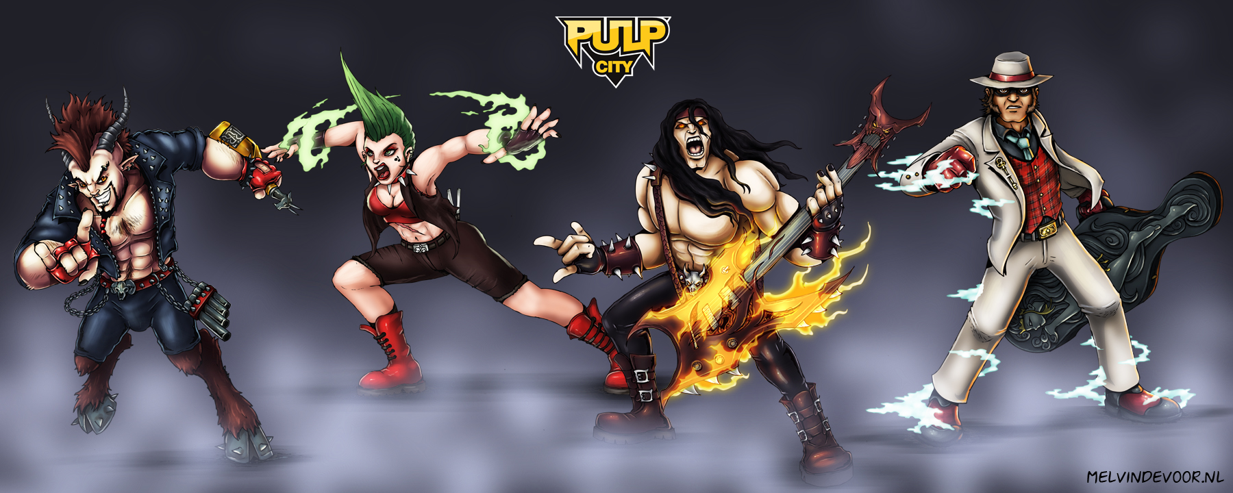 Pulp City Superhero Rock Band