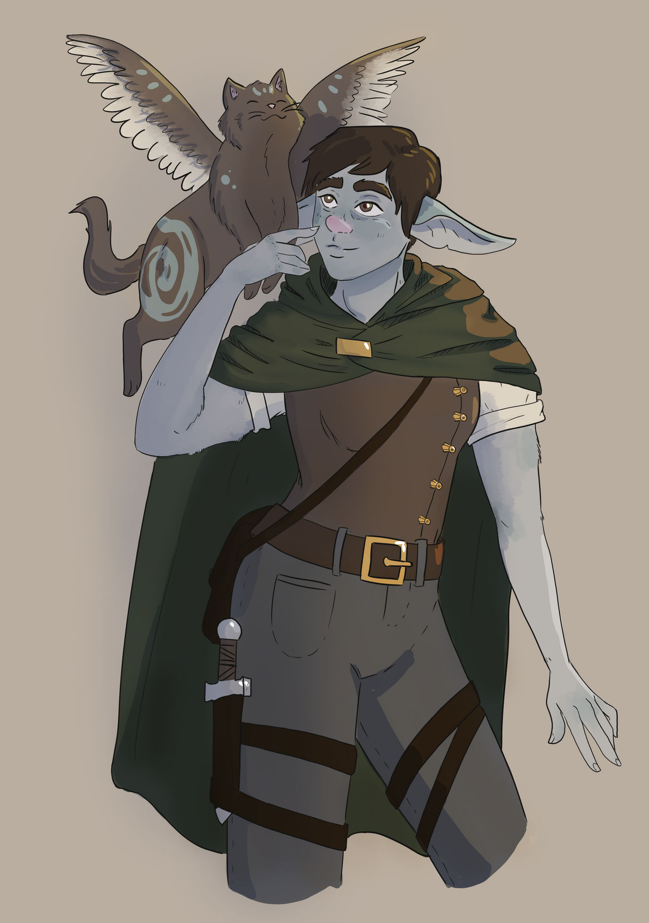 Beastmaster Elf Ranger Valwynn The Firbolg Beastmaster Ranger by Eyeofthebasilisk on DeviantArt